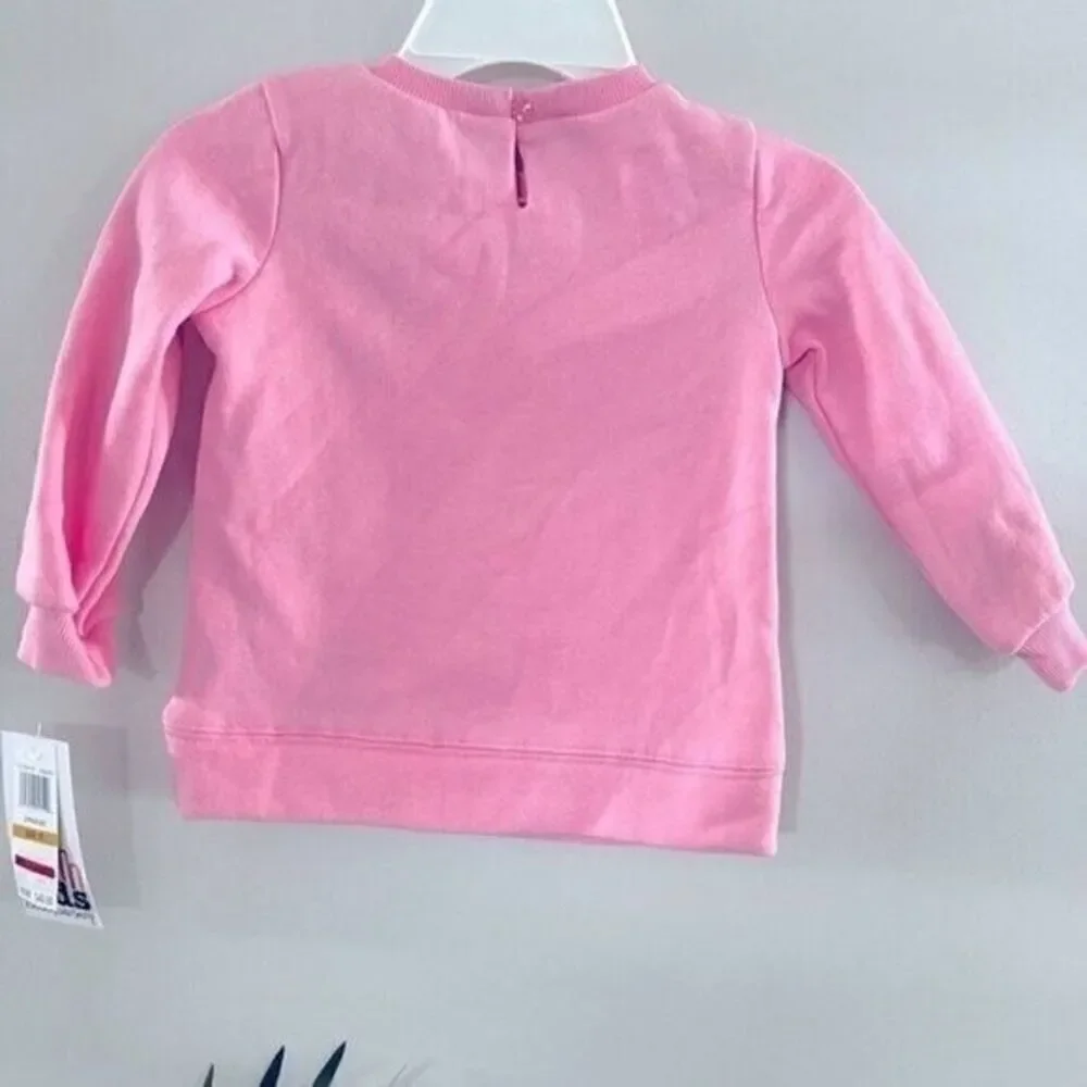 Kids Headquarters girl sweater, l pink long sleeve with hearts 3T(Girl)